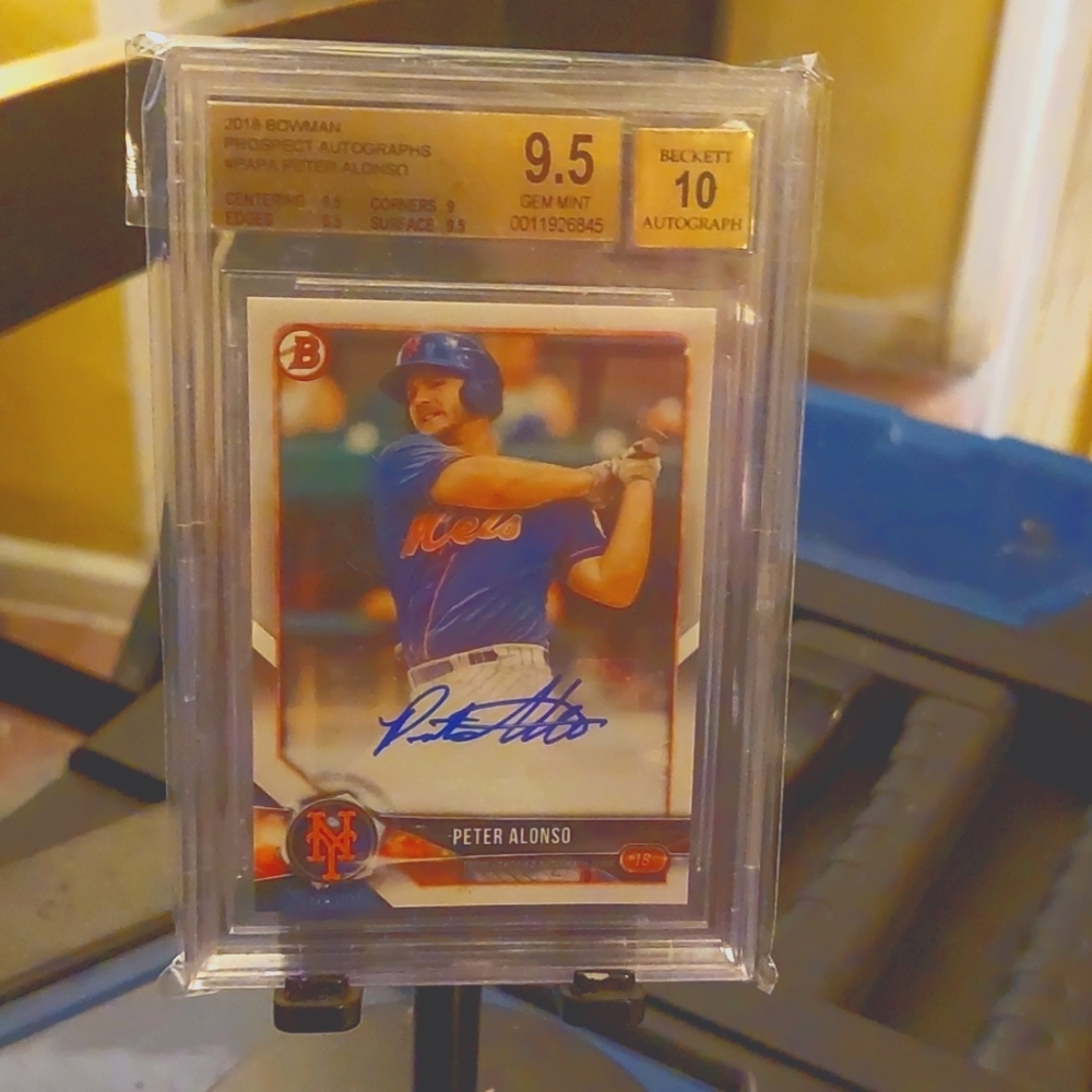 PETE ALONSO BOWMAN AUTOGRAPHED